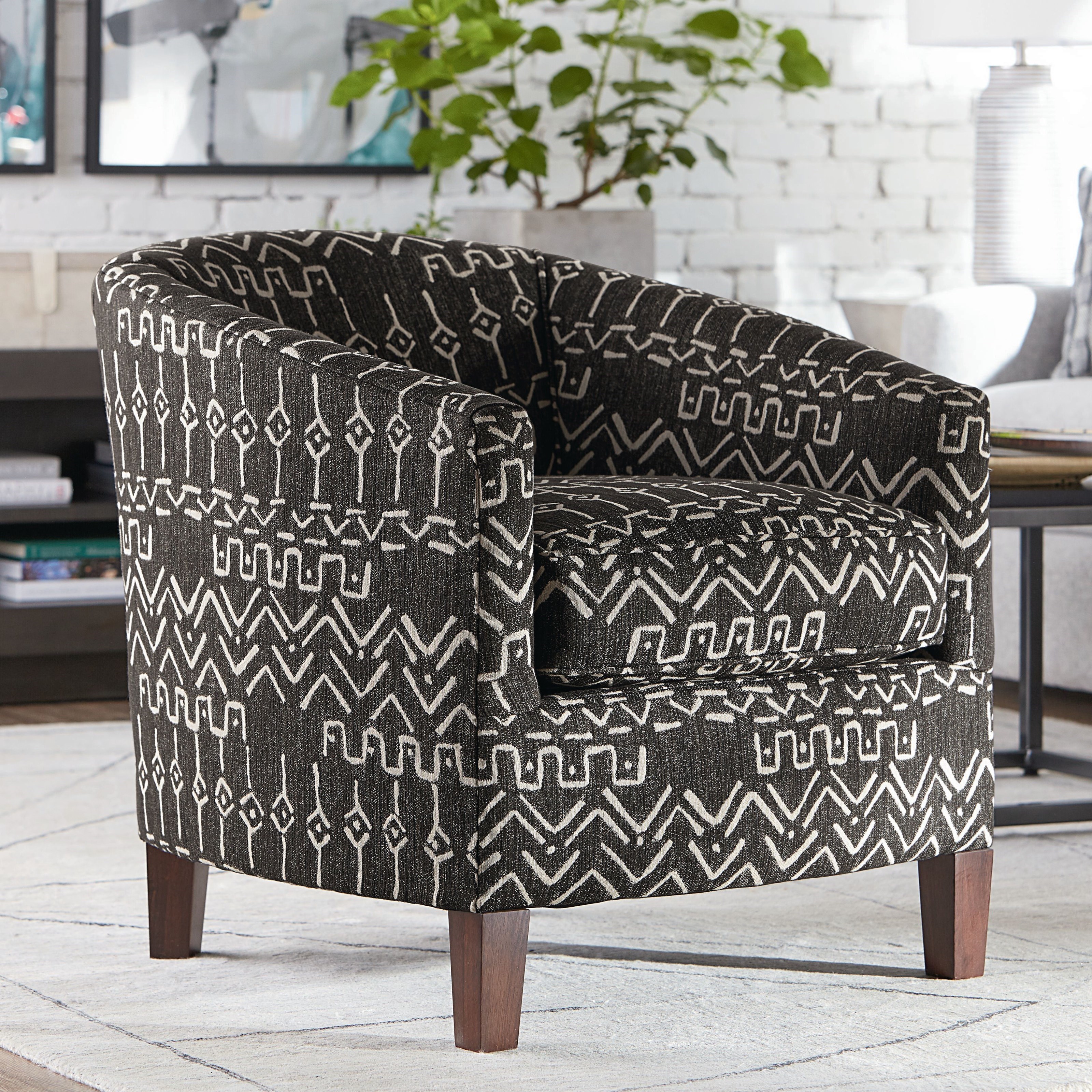 Bassett Maxwell Contemporary Accent Chair Bassett of Cool Springs